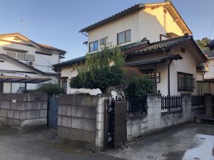 埼玉県川越市上戸で木造2階建ての解体工事をしました。