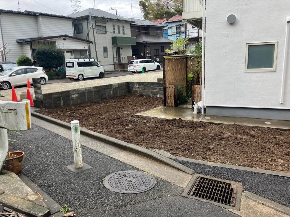 神奈川県横浜市都筑区 エクステリア目隠しフェンス 施工事例