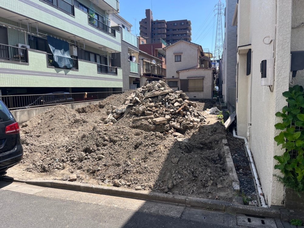 東京都江東区東砂 基礎解体工事 施工事例