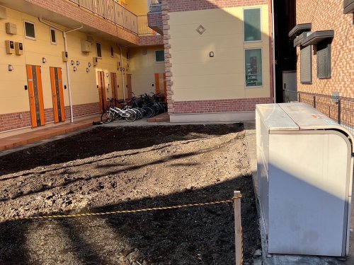 神奈川県横浜市鶴見区 駐車場解体工事 施工事例駐車場解体工事後の整地