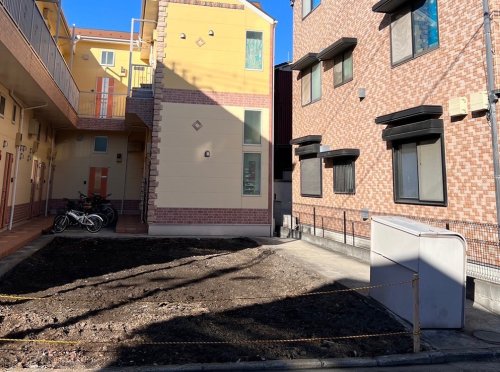 神奈川県横浜市鶴見区 駐車場解体工事 施工事例駐車場解体工事後の整地