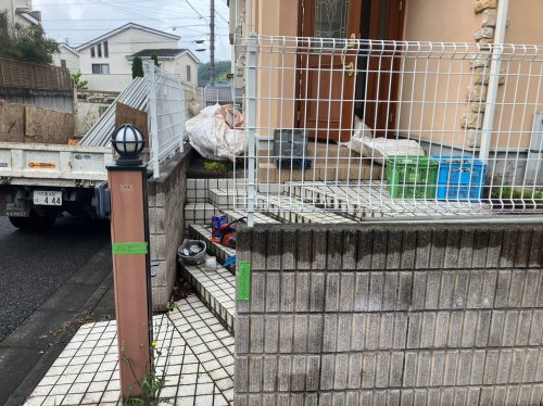 東京都八王子市柚木 木造二階建て解体工事 施行事例木造二階建の解体工事着工前の様子