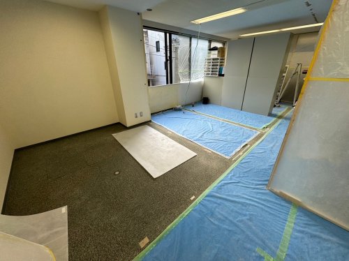 東京都新宿区西新宿 内装解体工事 施行事例ビル内装解体工事後の様子