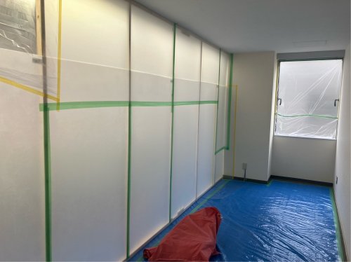 東京都新宿区西新宿 内装解体工事 施行事例ビル内装解体工事後の様子