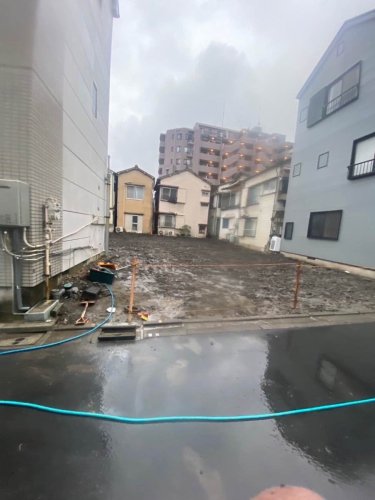 東京都江東区大島 木造3棟解体工事 施工事例木造建物3棟解体工事後の整地