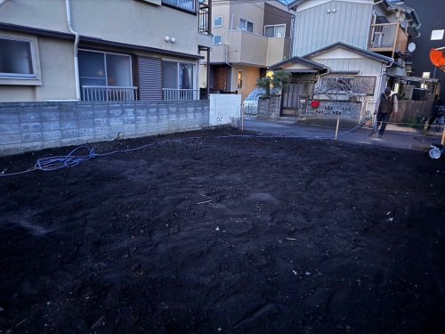 神奈川県大和市上草柳 木造住宅二階建て解体工事 施工事例木造住宅二階建て解体工事後の整地