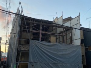 愛知県名古屋市西区則武新町の木造2階建解体工事 施工事例