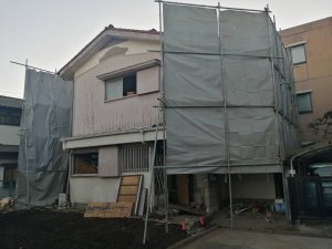 東京都三鷹市井口 木造建物2棟解体工事 施工事例